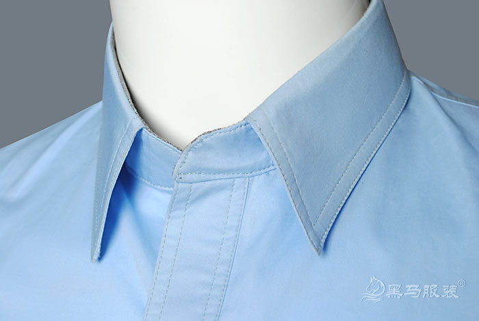 漢能工作服-衣領細節圖